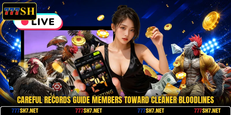 Careful records guide members toward cleaner bloodlines Careful records guide members toward cleaner bloodlines