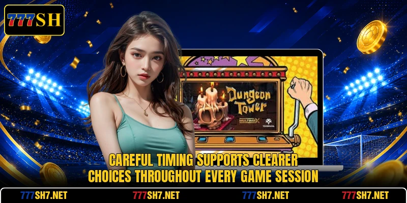 Careful timing supports clearer choices throughout every game session Careful timing supports clearer choices throughout every game session