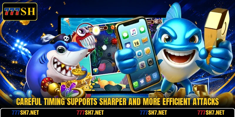 Careful timing supports sharper and more efficient attacks Careful timing supports sharper and more efficient attacks
