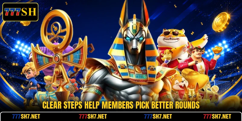 Clear steps help members pick better rounds Clear steps help members pick better rounds