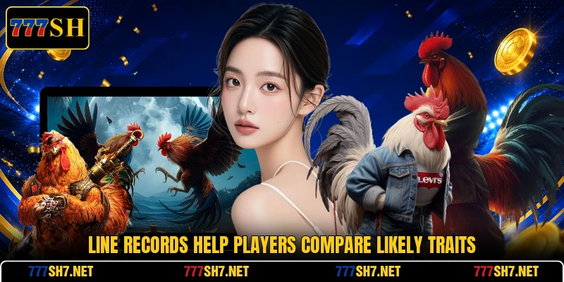 Line records help players compare likely traits Line records help players compare likely traits