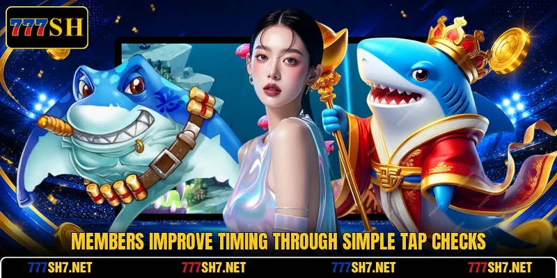 Members improve timing through simple tap checks Members improve timing through simple tap checks