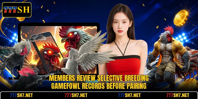 Members review selective breeding gamefowl records before pairing Members review selective breeding gamefowl records before pairing