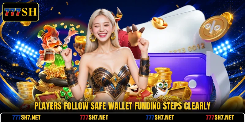 Players follow safe wallet funding steps clearly Players follow safe wallet funding steps clearly