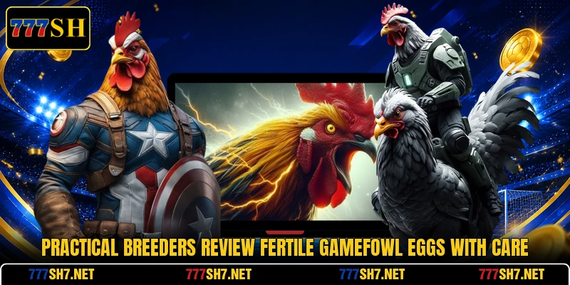 Practical breeders review fertile gamefowl eggs with care Practical breeders review fertile gamefowl eggs with care