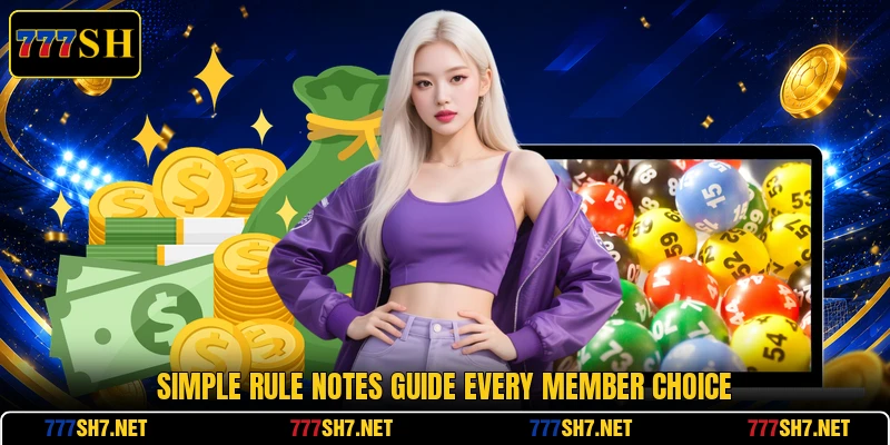 Simple rule notes guide every member choice Simple rule notes guide every member choice