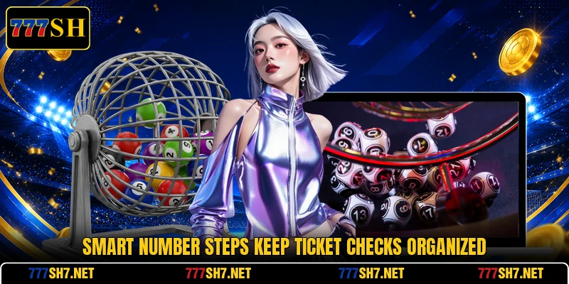Smart number steps keep ticket checks organized Smart number steps keep ticket checks organized