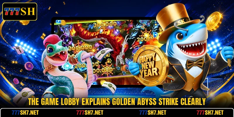 The game lobby explains Golden Abyss Strike clearly The game lobby explains Golden Abyss Strike clearly