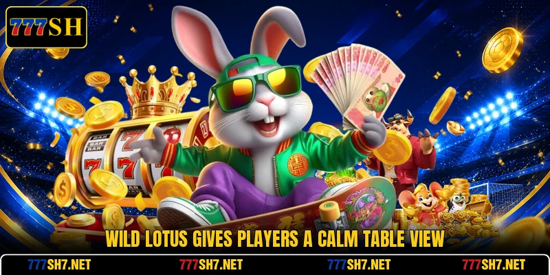 Wild Lotus gives players a calm table view Wild Lotus gives players a calm table view